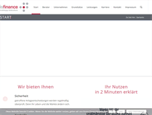 Tablet Screenshot of isfinance.de